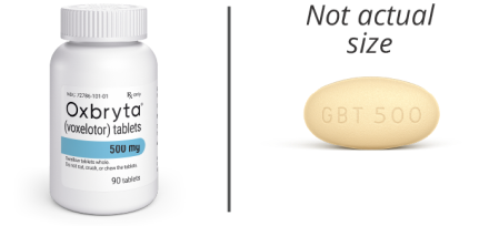Oxbryta 500 mg Tablets bottle